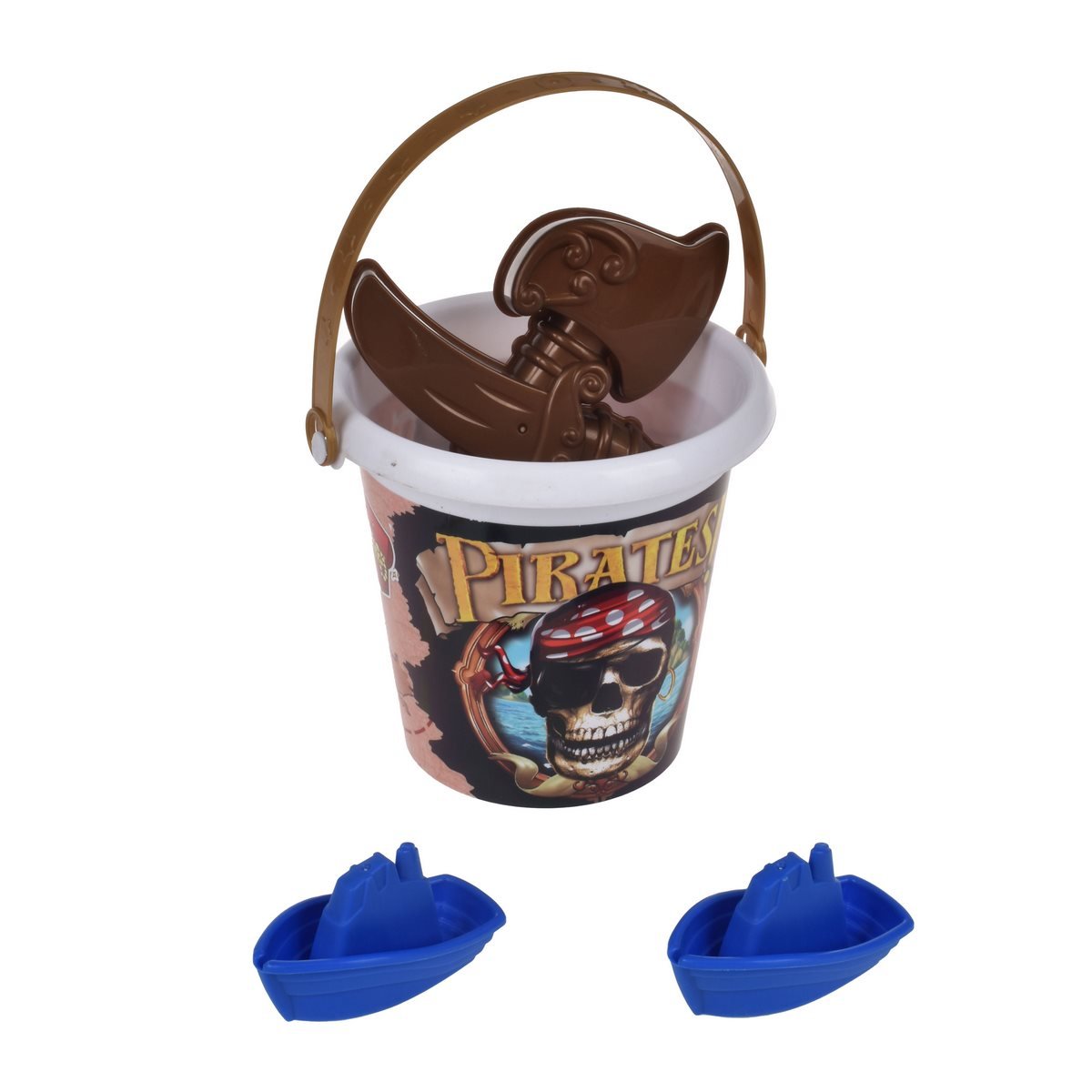Set de Barco Pirata para Playa con 26 Accesorios