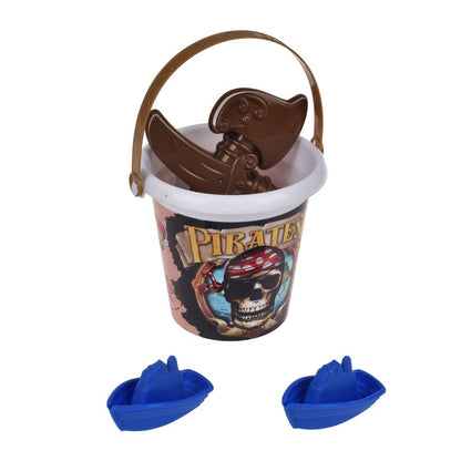 Set de Barco Pirata para Playa con 26 Accesorios