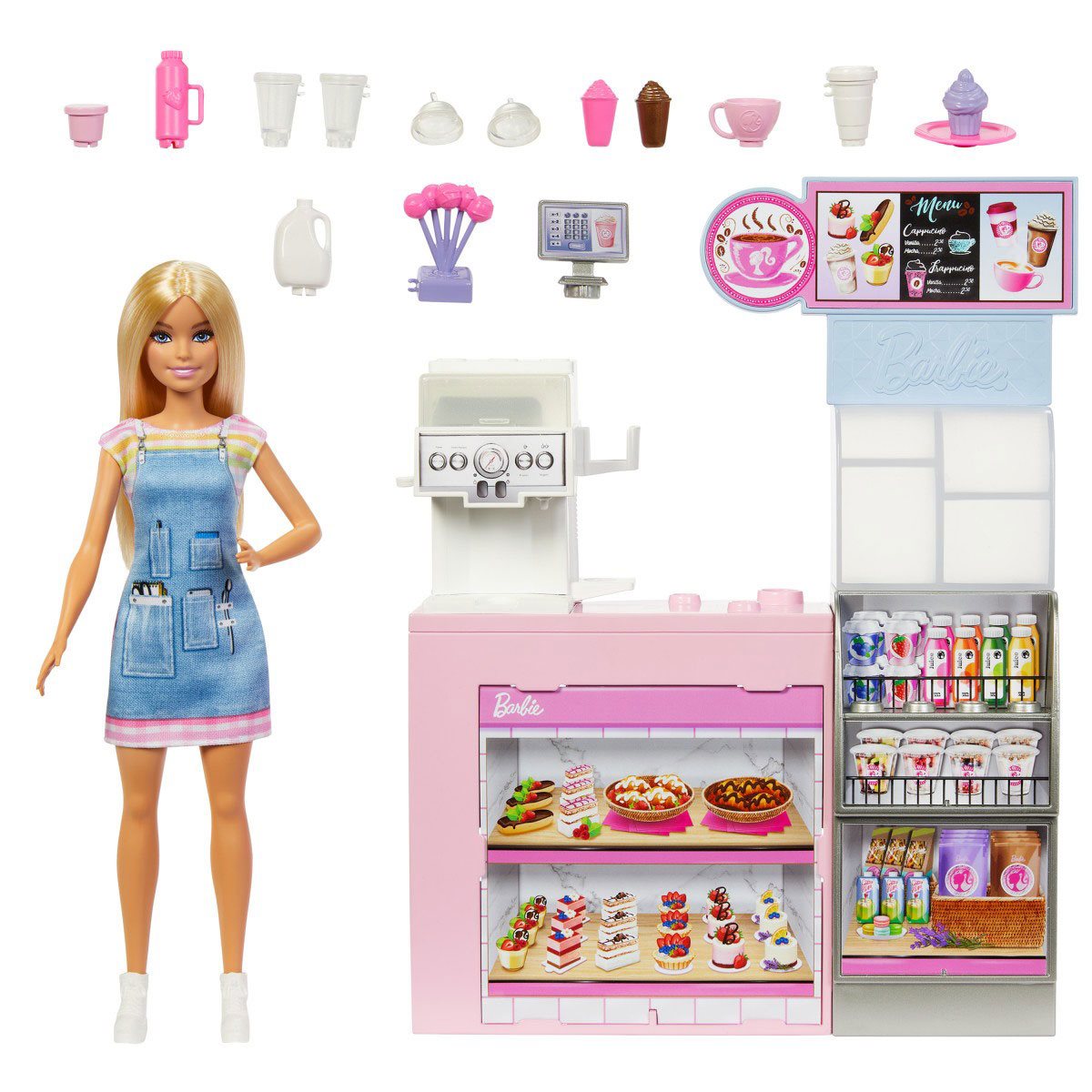 Barbie Profesiones Set De Juego Diversión En La Cafetería