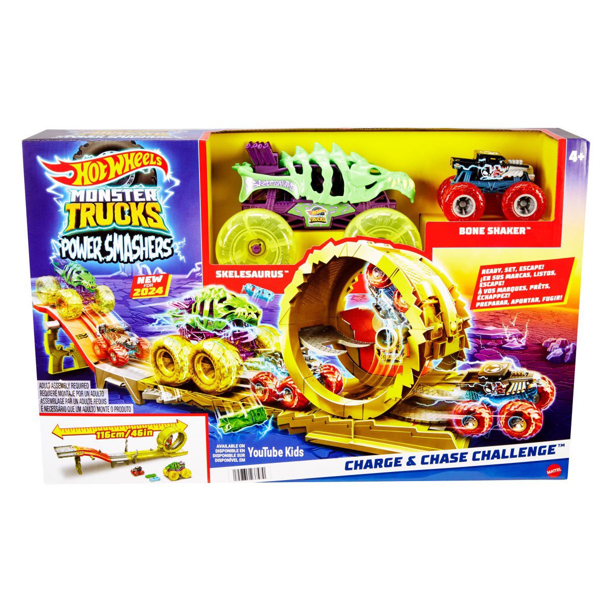 Hot Wheels Monster Trucks Arena Energía De Demolición