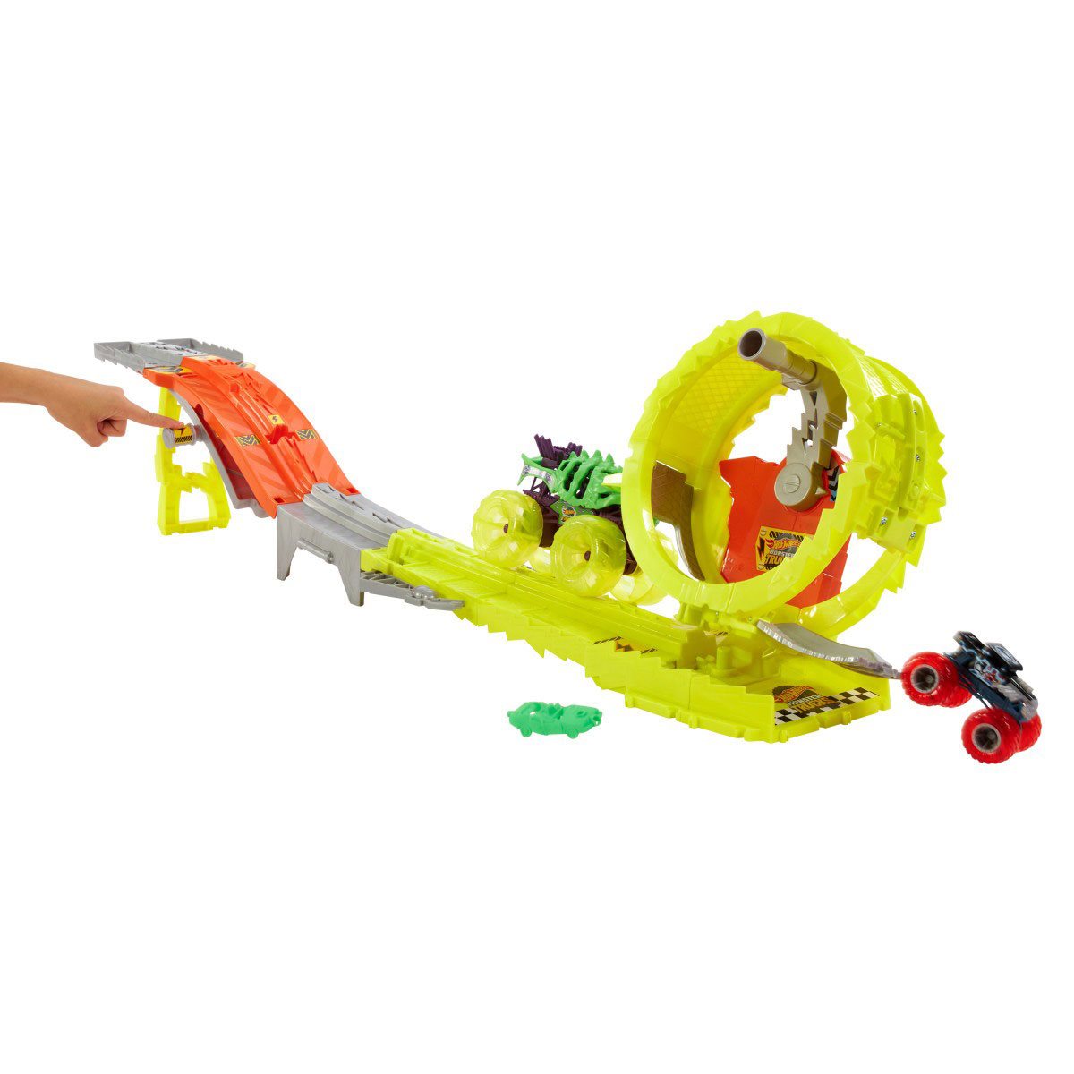 Hot Wheels Monster Trucks Arena Energía De Demolición