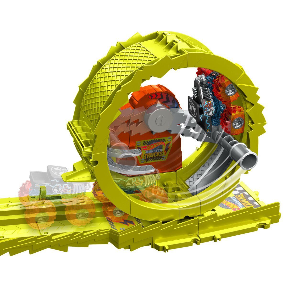 Hot Wheels Monster Trucks Arena Energía De Demolición