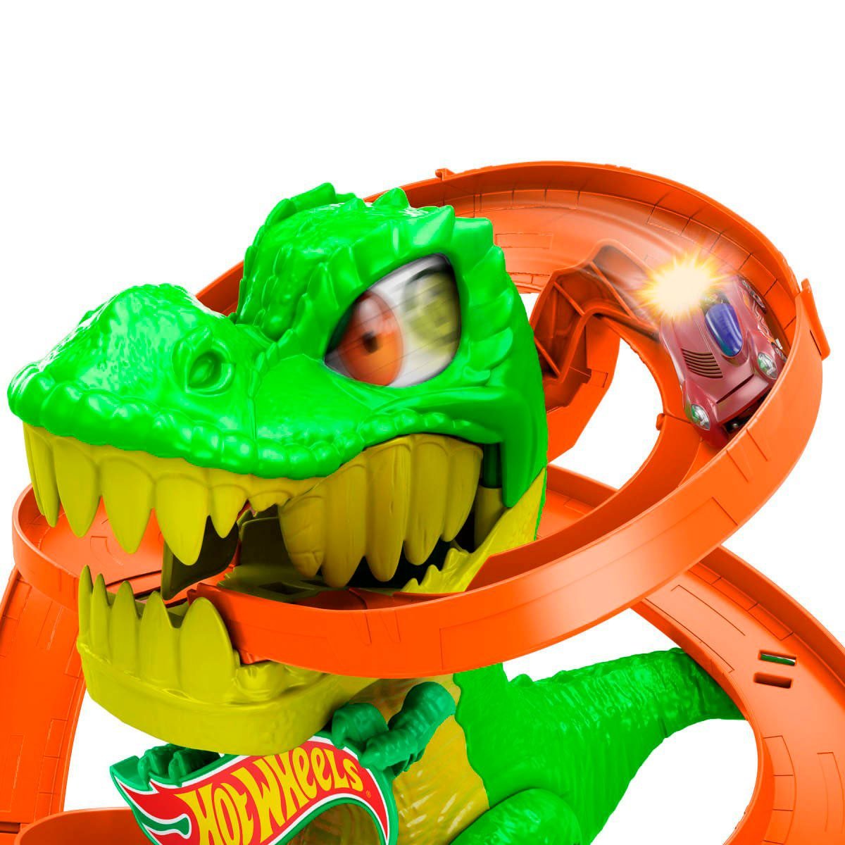 Hot Wheels City T-Rex Vs Estación De Bomberos
