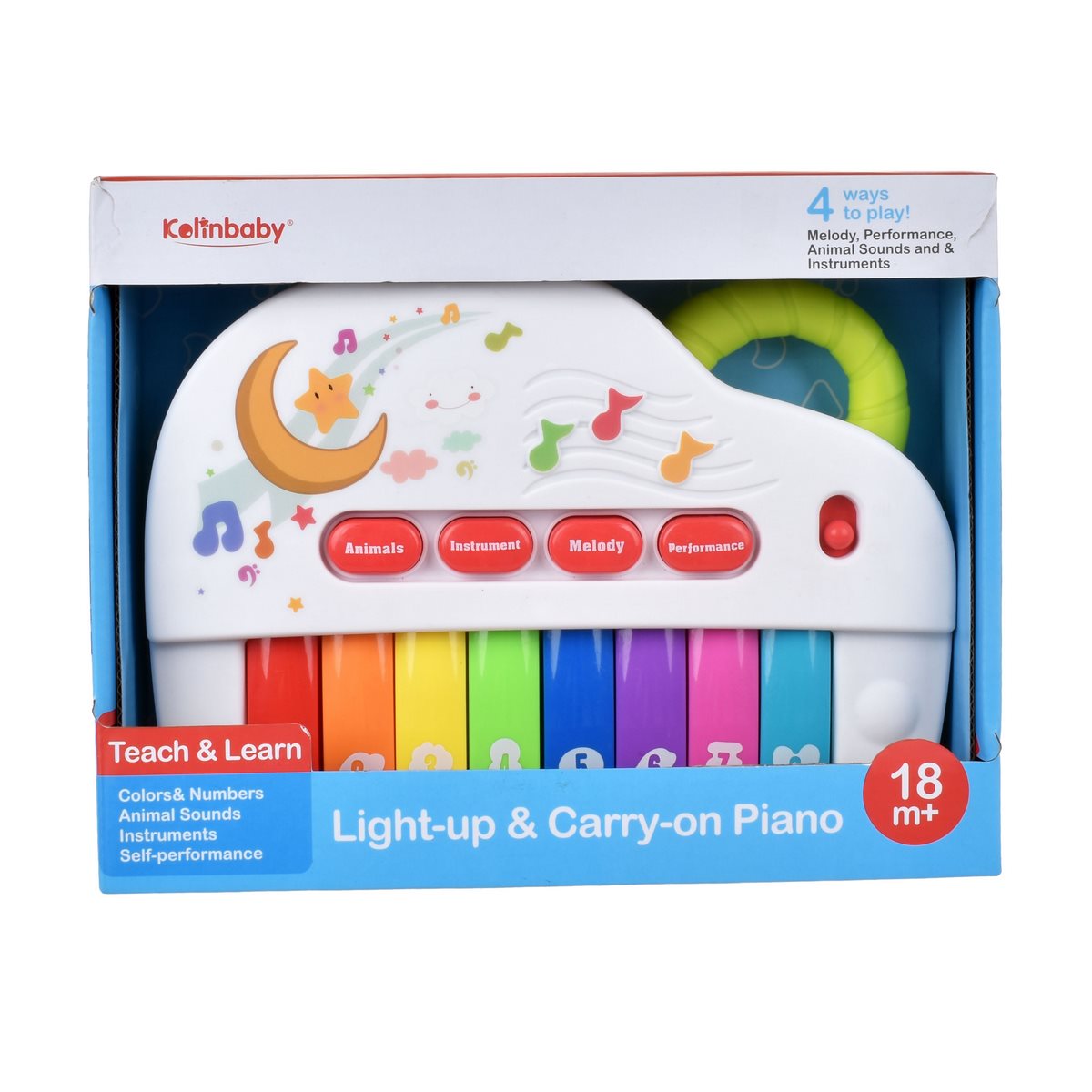 Piano Interactivo con Luces y Sonidos