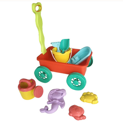 Carro De Arrastre Playa Con Accesorios