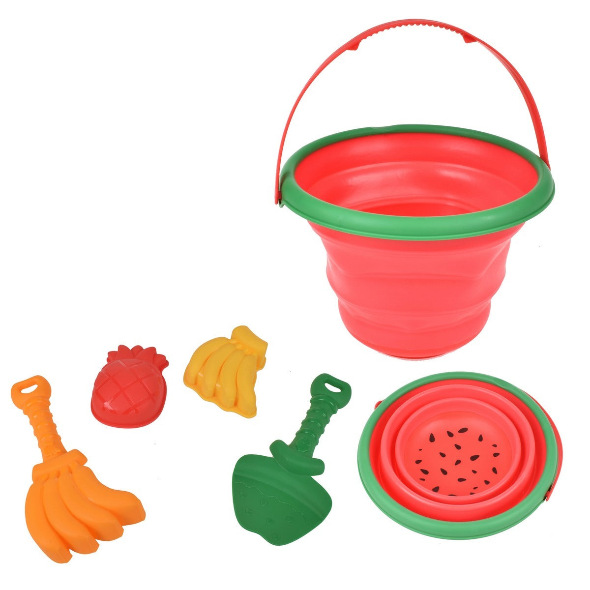 Set Balde Con Accesorios  Playa Sandia