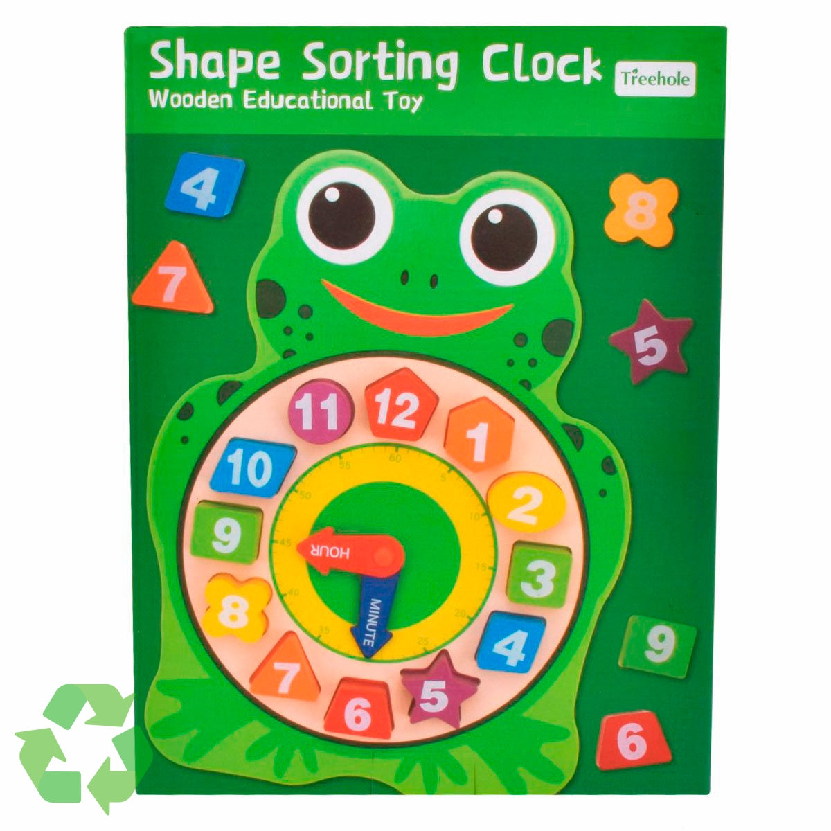 Reloj Rana De Madera Con Encaje