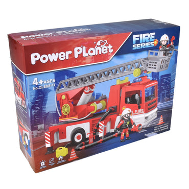 Carro Bombero Con Figura Y Sonido Y Accesorios