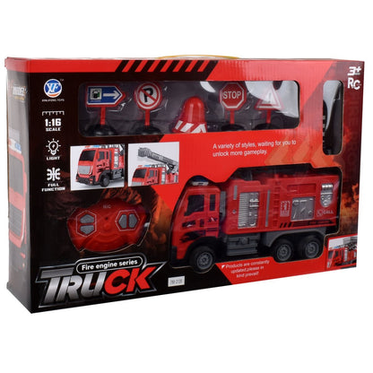 Carro Bomberos R/C Con Accesorios