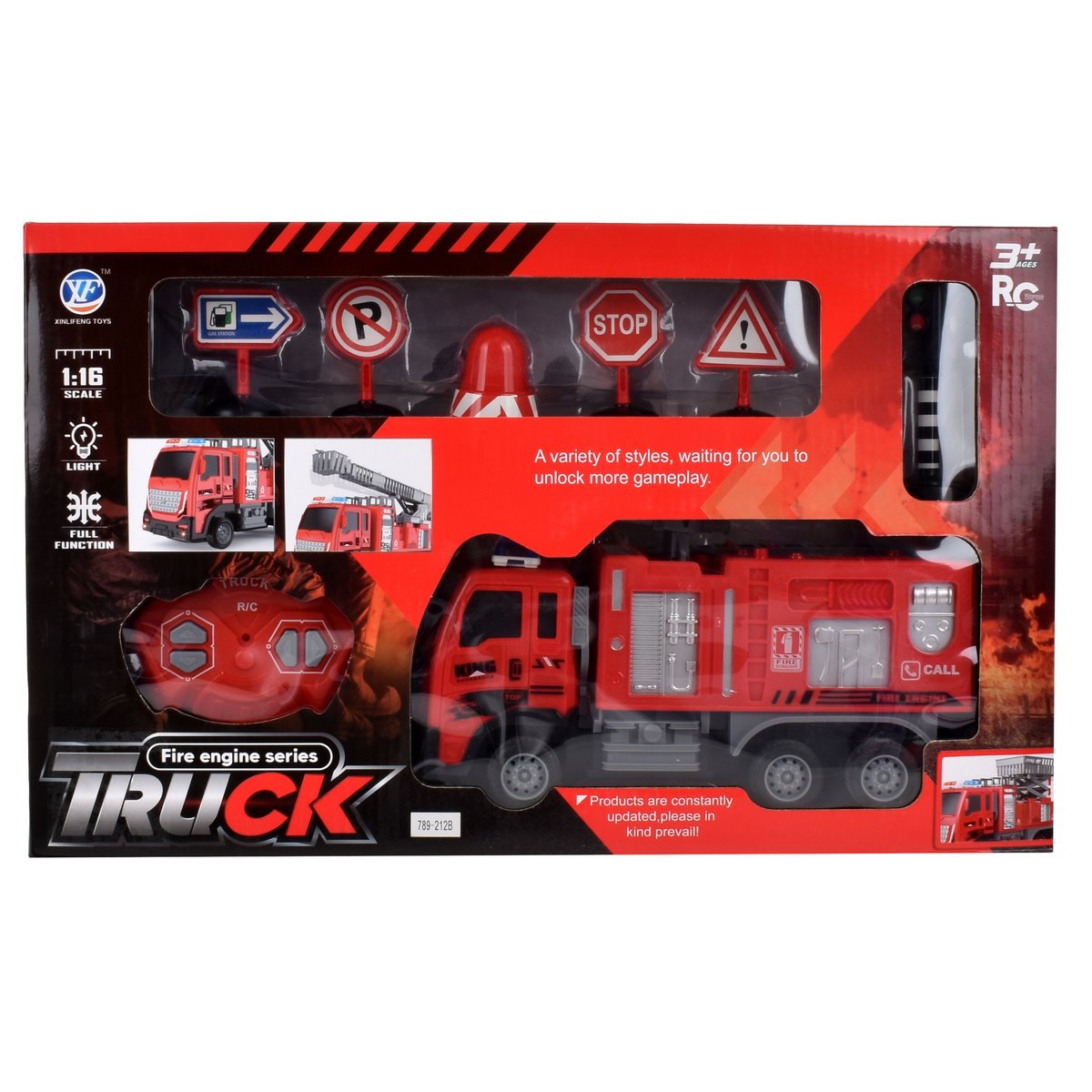 Carro Bomberos R/C Con Accesorios