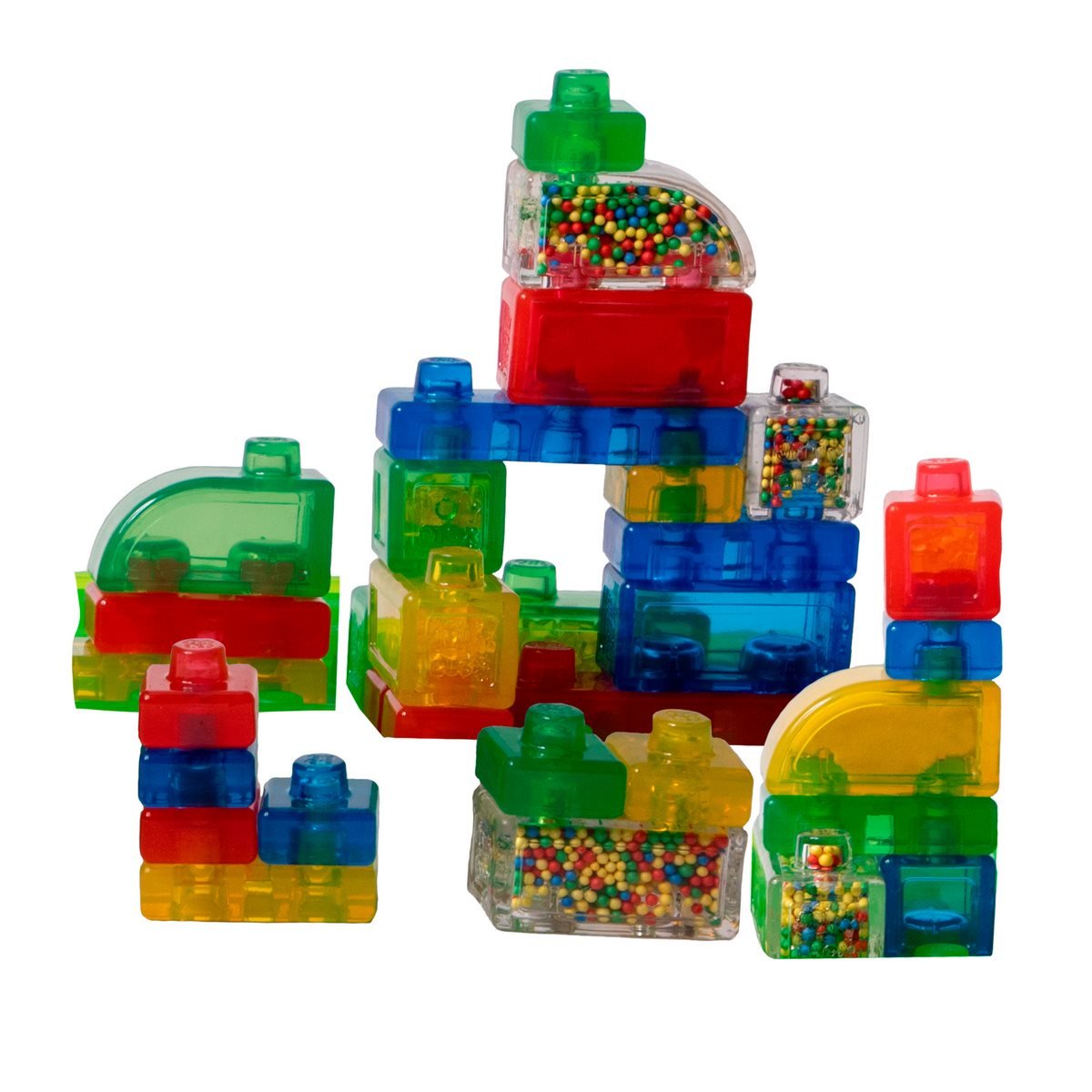 Set de 30 Bloques Almacenamiento Y Apilado 2 En 1 Jelly Blox