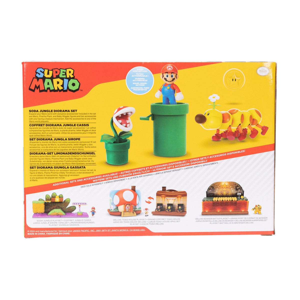 Playset Con Figura 6 Cm Soda Jungle  Super Mario De Nintendo