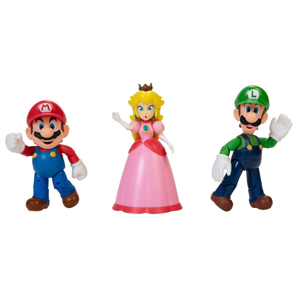 Set 3  Figuras 10 Cm Mushroom Kingdom Super Mario De Nintendo