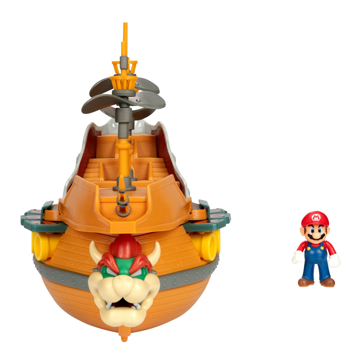 Playset Bowser Airship De Lujo Super Mario De Nintendo