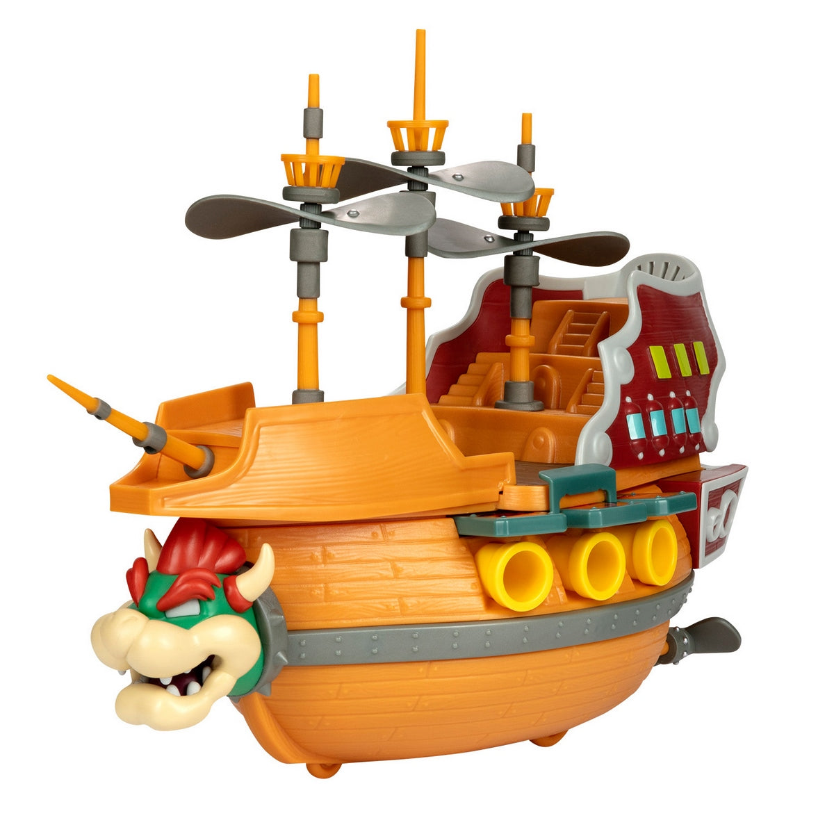 Playset Bowser Airship De Lujo Super Mario De Nintendo
