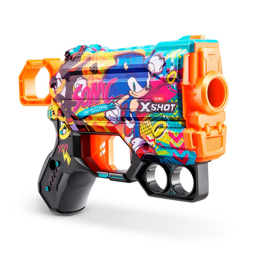 Lanza Dardos Skin Menace Sonic Con 8 Dardos X-Shot - Hyper Spike