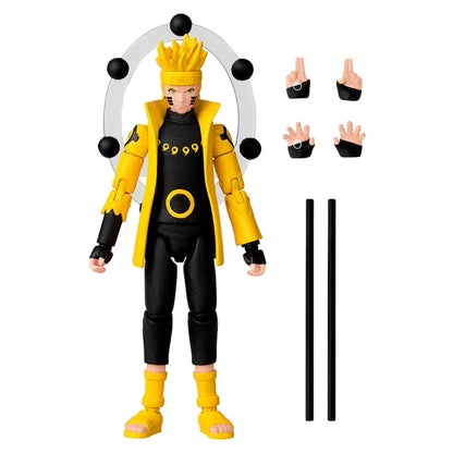 Figura 17 Cms Legendaria Anime Heroes Naruto De Bandai - Uzumaki Naruto Sage Of Six Phase Mode