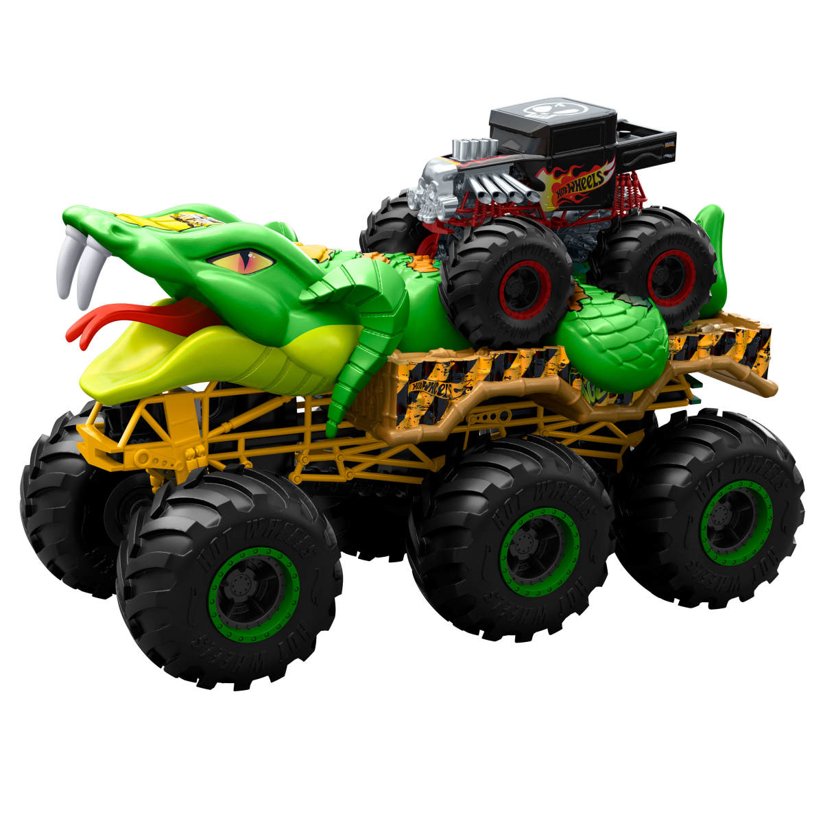 Hot Wheels Camiones Remolque Sorpresa Escala 1:64 - Cage Rattler