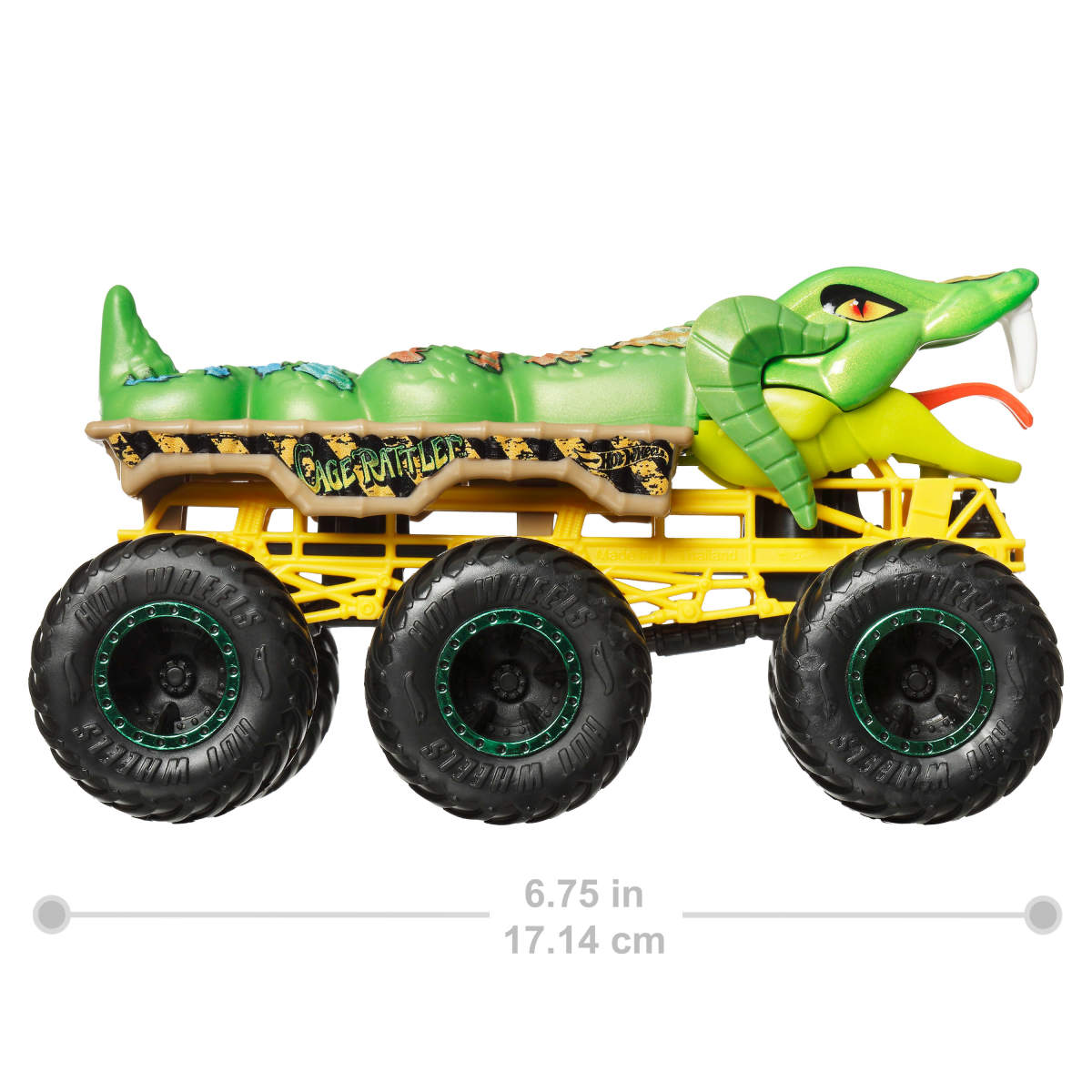 Hot Wheels Camiones Remolque Sorpresa Escala 1:64 - Cage Rattler