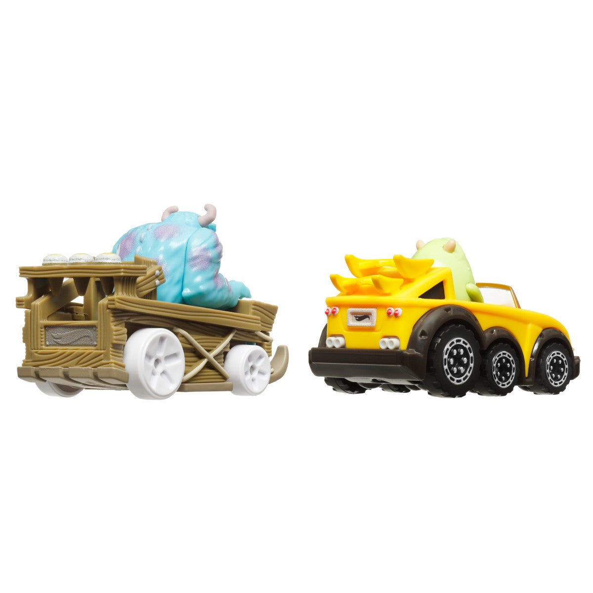 Hot Wheels Paquete Sorpresa De Dos Autos De Carrera - Sulley - Mike Wazowski