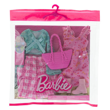 Barbie Accesorios Para Muñeca Paquete De 2 Looks - Conjunto Con Bolsa De Playa