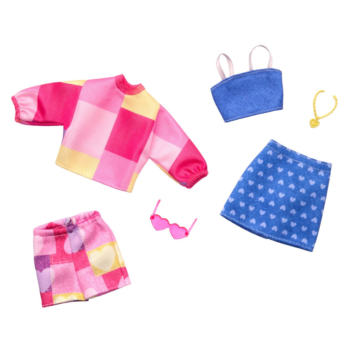 Barbie Accesorios Para Muñeca Paquete De 2 Looks - Conjunto Con Lentes De Sol
