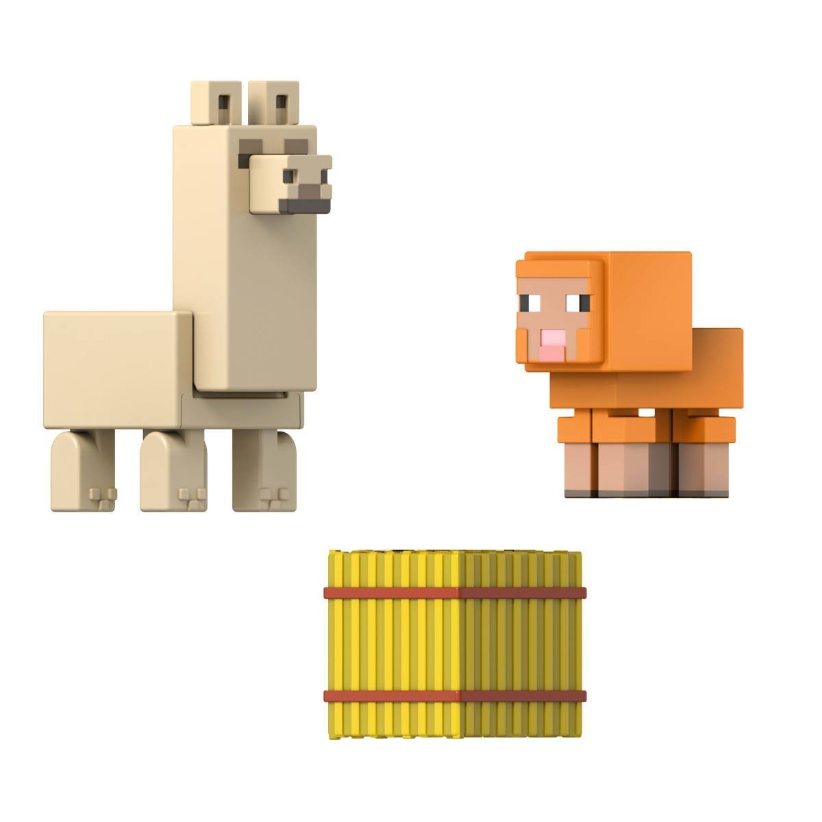 Minecraft Core Figura De 8Cm Con Crafting  Mattel - Pack De Animales Bebe