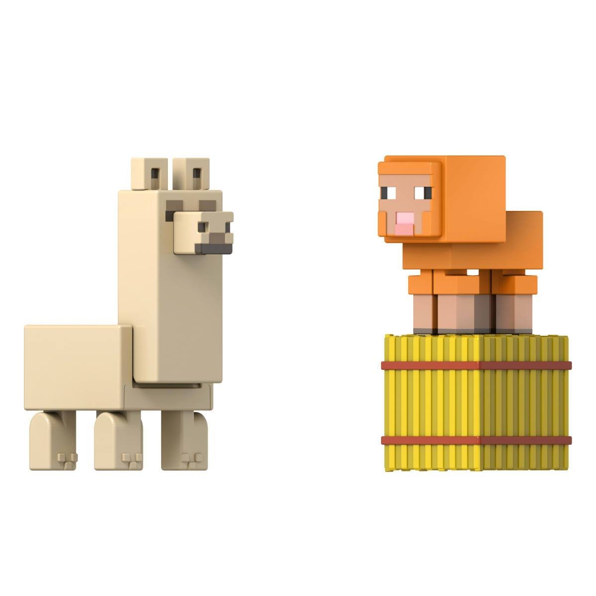 Minecraft Core Figura De 8Cm Con Crafting  Mattel - Pack De Animales Bebe