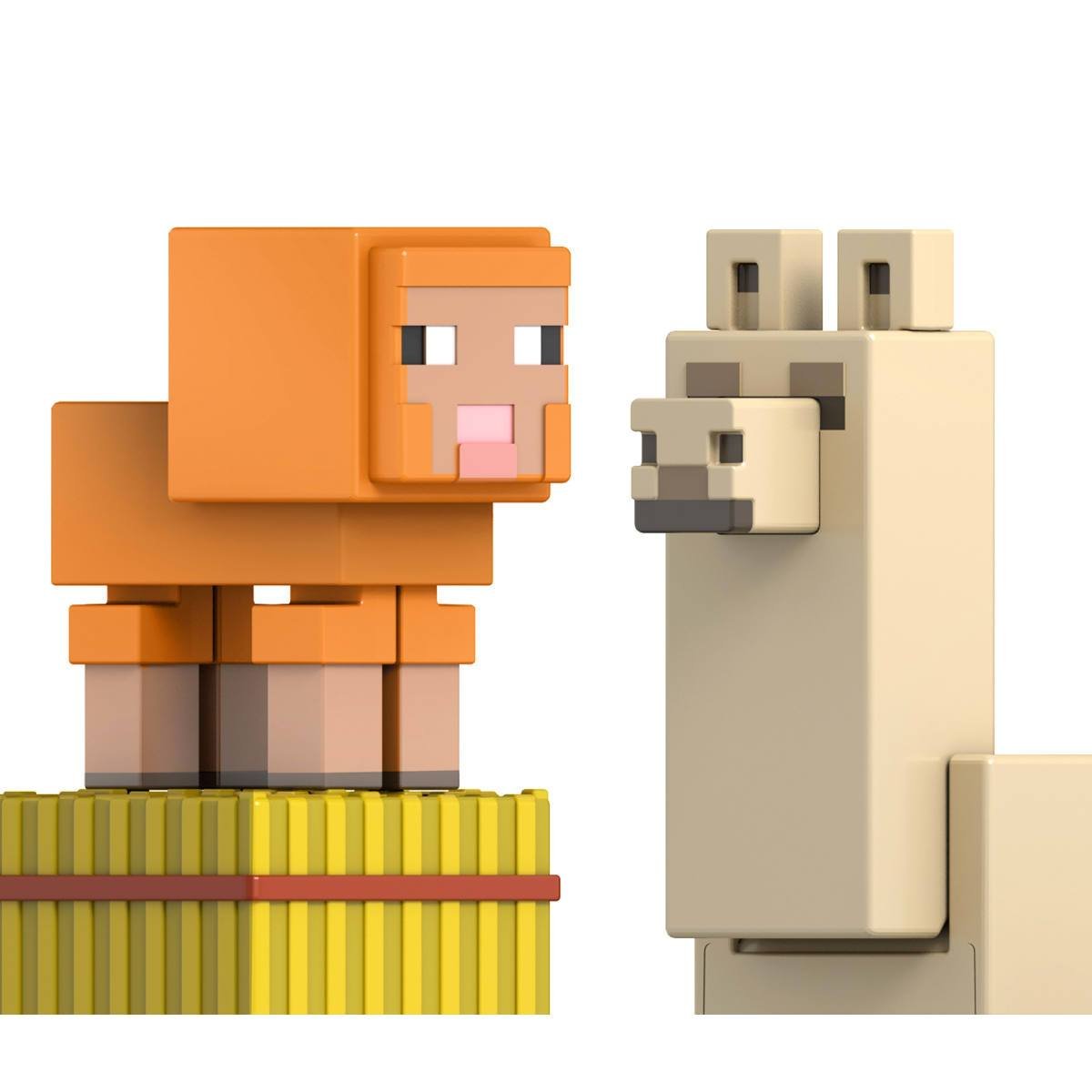 Minecraft Core Figura De 8Cm Con Crafting  Mattel - Pack De Animales Bebe