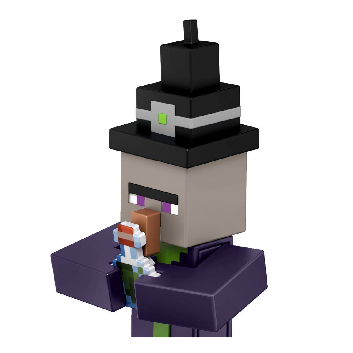 Minecraft Core Figura De 8Cm Con Crafting  Mattel - Bruja