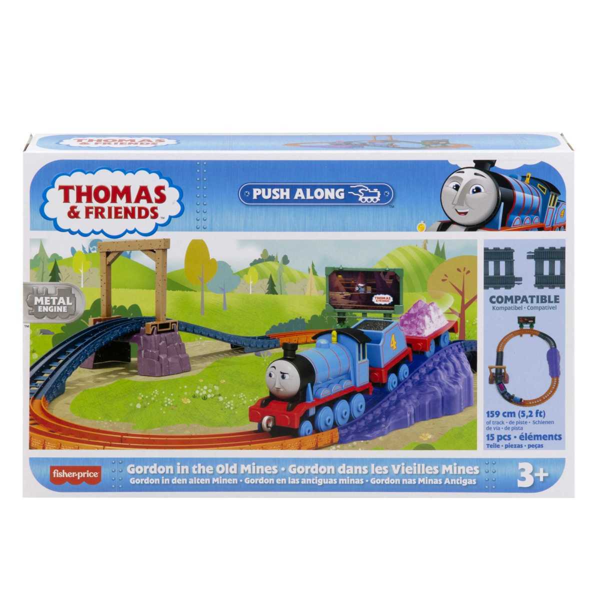 Thomas & Friends Surtido De Set De Pistas Grandes Amigos - Gordon En Las Antiguas Minas