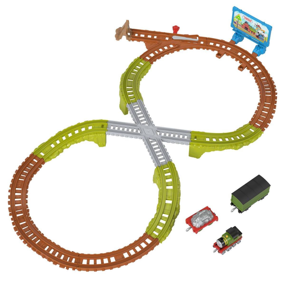 Thomas & Friends Surtido De Set De Pistas Grandes Amigos - Carrera De Reciclaje De Whiff