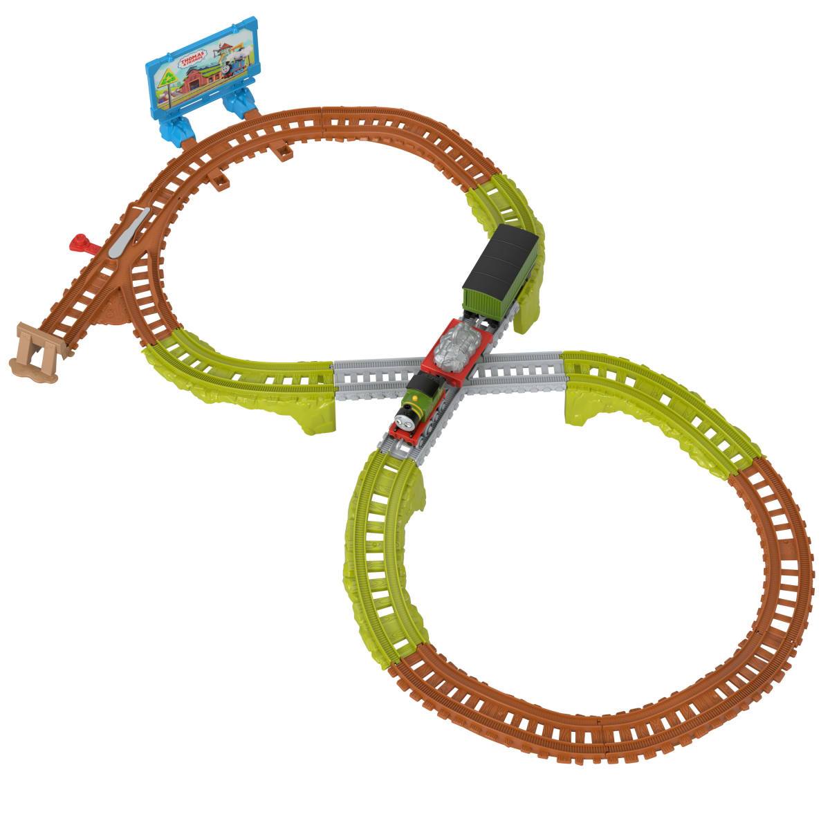 Thomas & Friends Surtido De Set De Pistas Grandes Amigos - Carrera De Reciclaje De Whiff