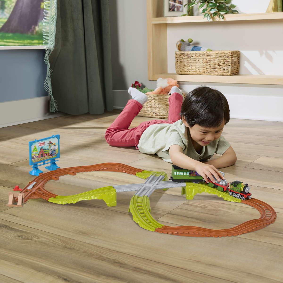 Thomas & Friends Surtido De Set De Pistas Grandes Amigos - Carrera De Reciclaje De Whiff