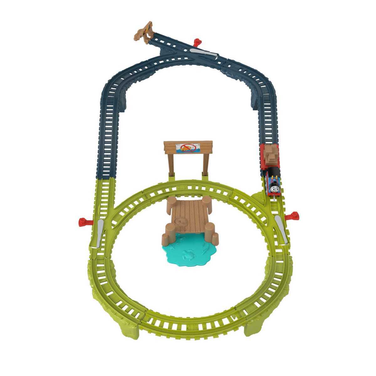 Thomas & Friends Surtido De Set De Pistas Grandes Amigos - Circuito Thomas Descarga En El Muelle