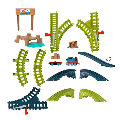 Thomas & Friends Surtido De Set De Pistas Grandes Amigos - Circuito Thomas Descarga En El Muelle