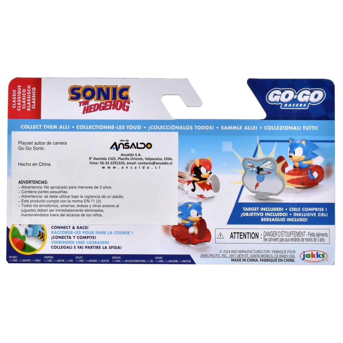 Autos De Carrera Go Go Sonic - Sonic