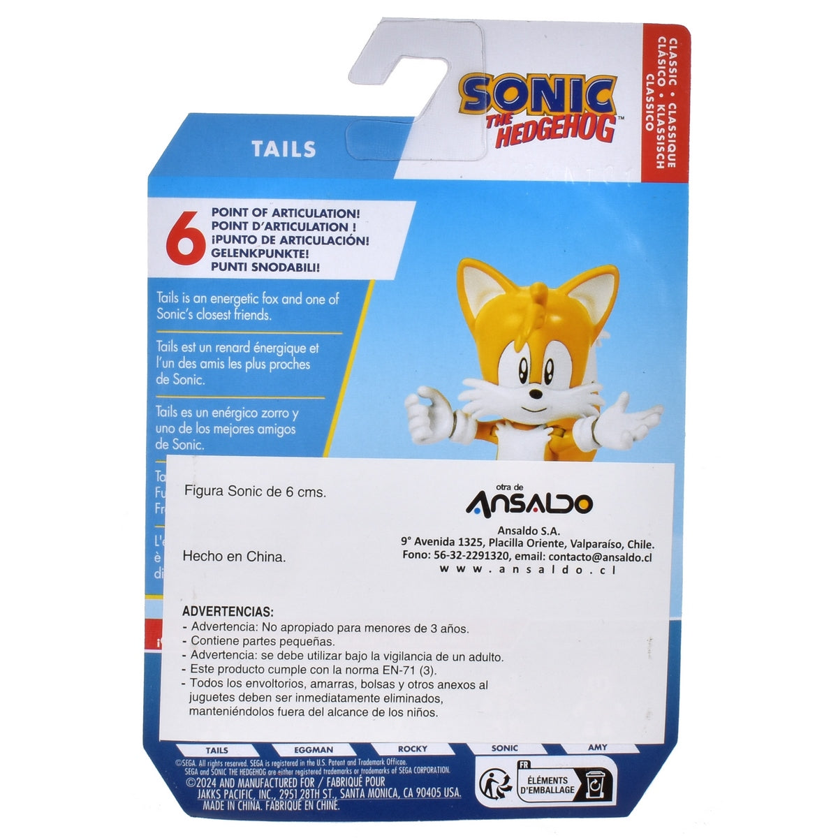 Figura Sonic 5 Cm - Tails