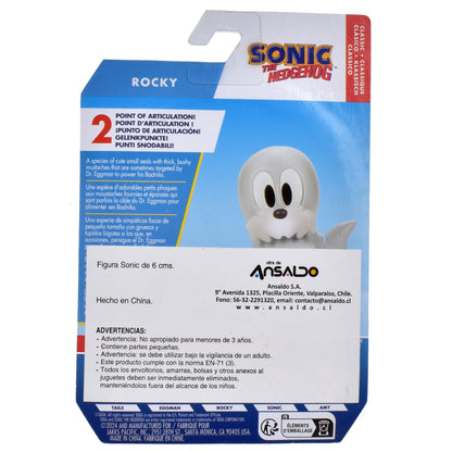 Figura Sonic 5 Cm - Rocky