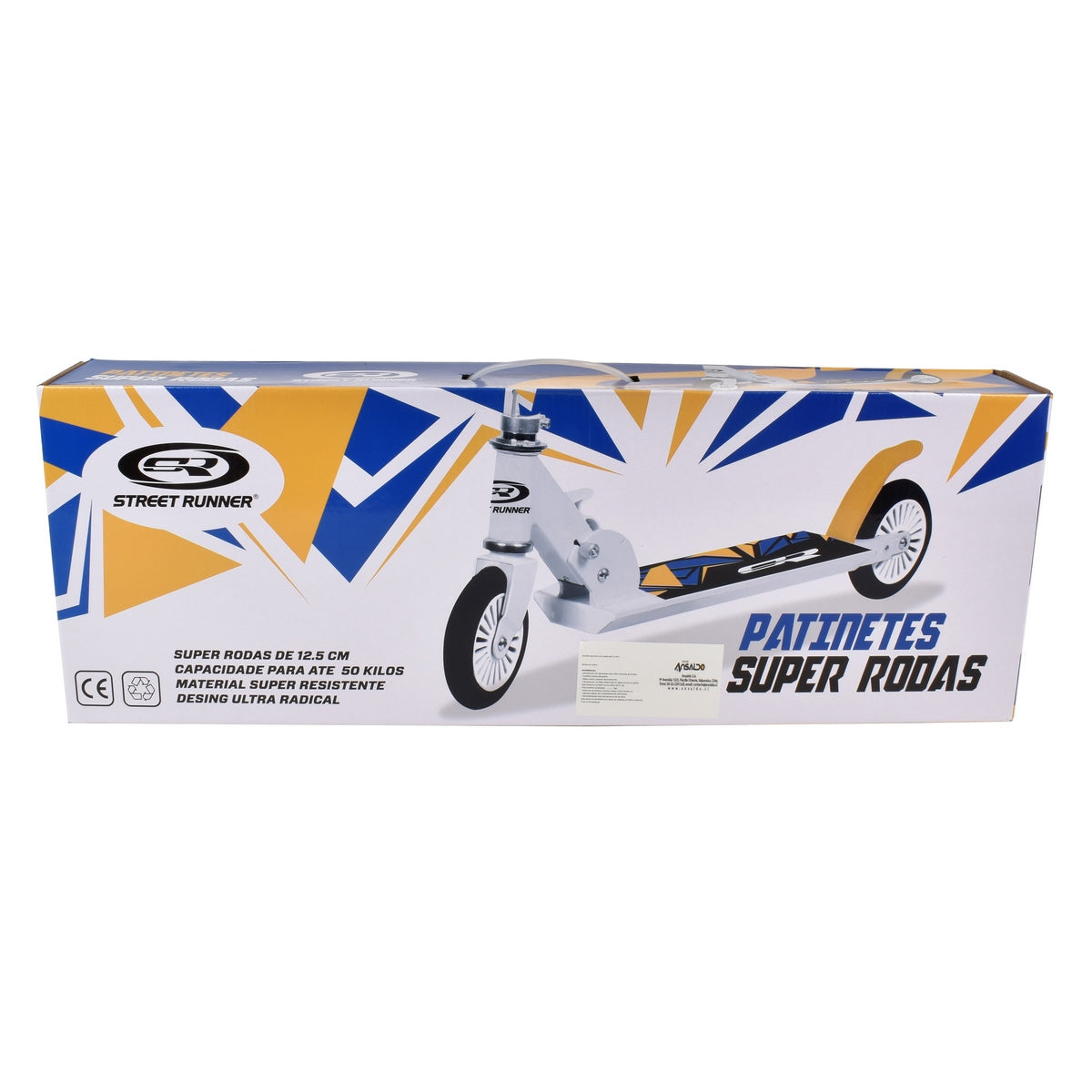 Scooter Aluminio Con Ruedas De 12 Cms