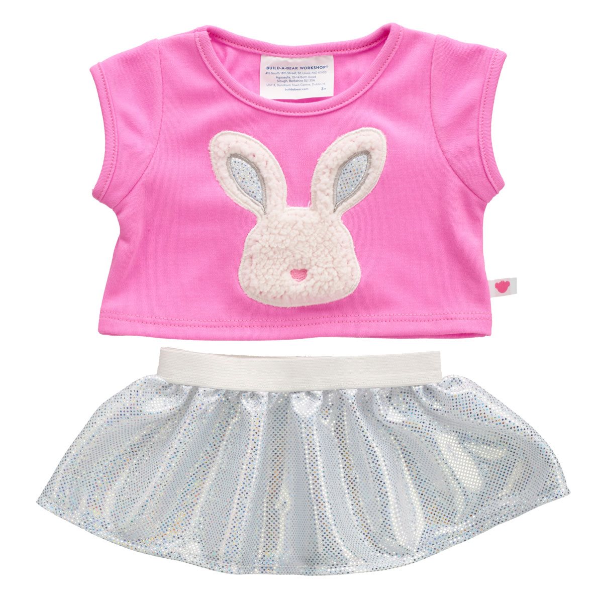 Set Falda Y Polera Conejo 25  Build-A-Bear
