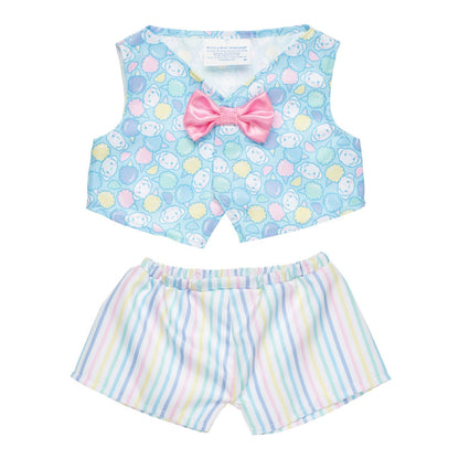 Set Pantalón Más Vest Pastel Cinnamoroll Sanrio Build-A-Bear