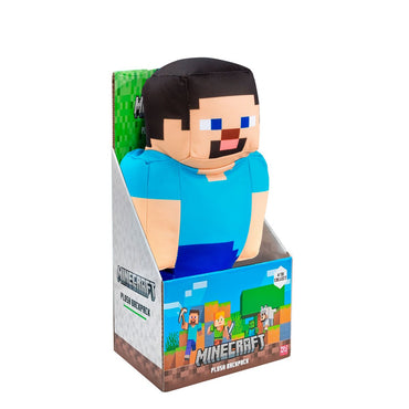Mochila Peluche 30 Cms Minecraft - Steve