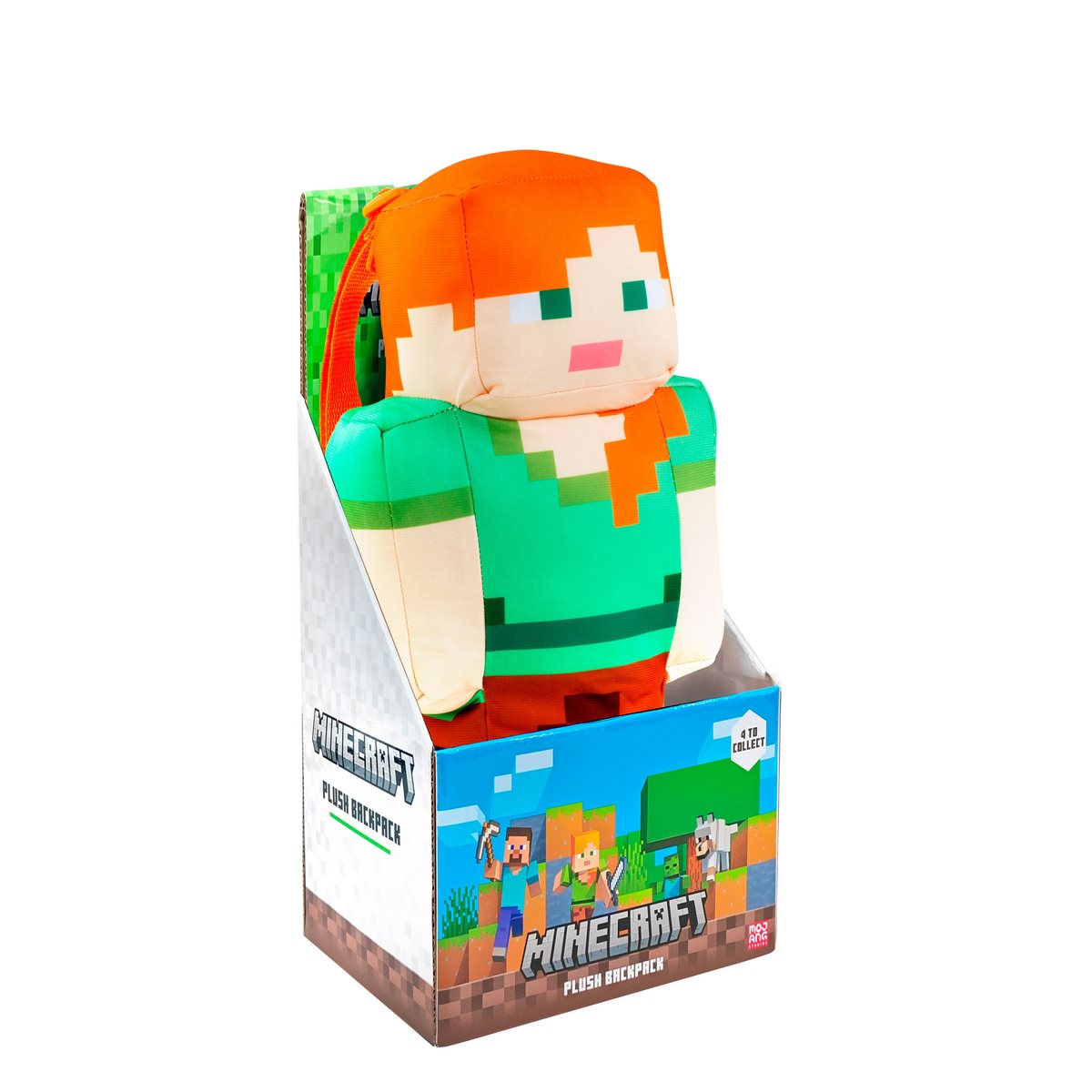 Mochila Peluche 30 Cms Minecraft - Alex