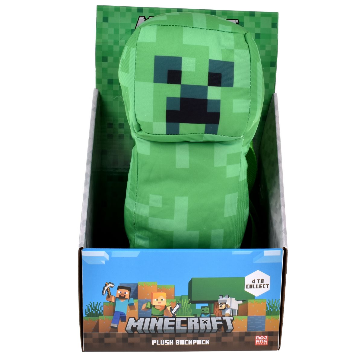 Mochila Peluche 30 Cms Minecraft - Creeper