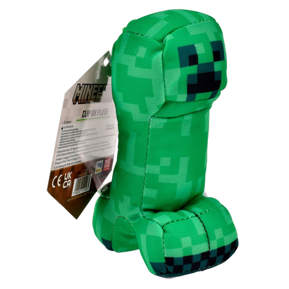 Peluche Con Clip Minecraft - Creeper