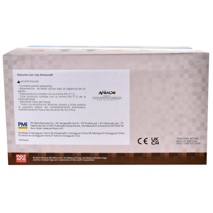 Peluche Con Clip Minecraft - Cerdo