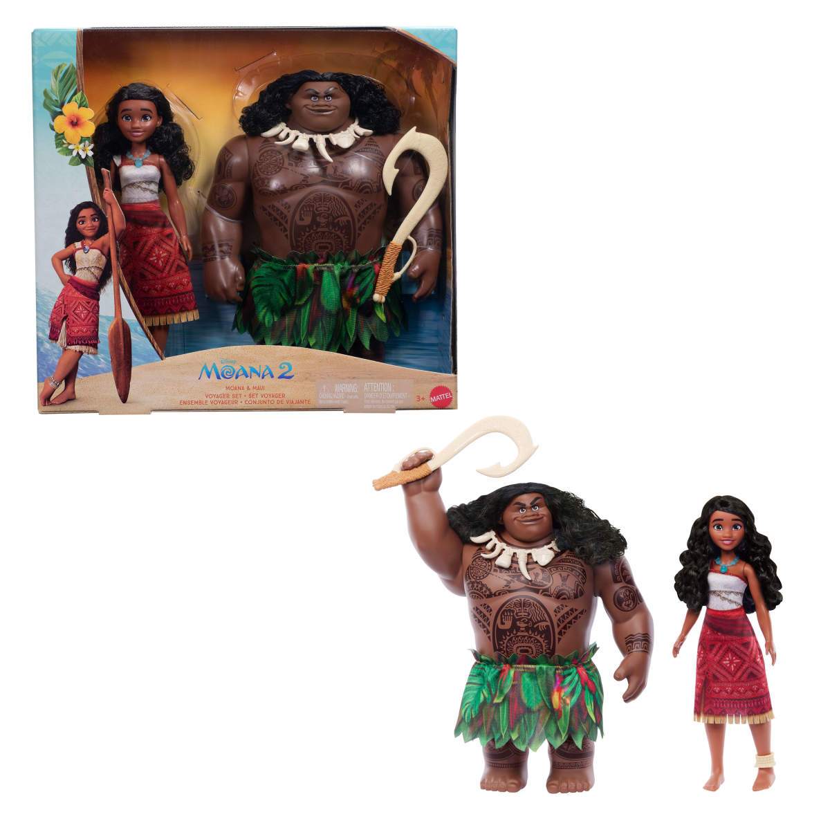 Disney Princesas Moana Garland Demigod & Hero 2 Pack