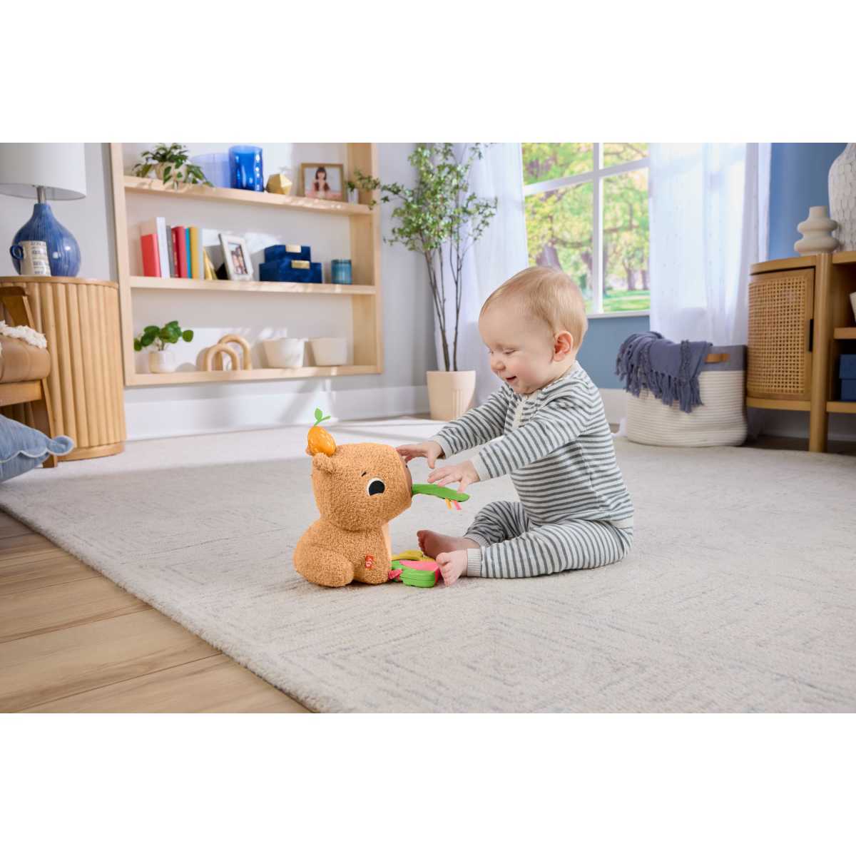 Fisher Price Sensimals Capybra Activity Plush