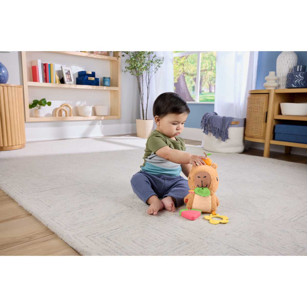 Fisher Price Sensimals Capybra Activity Plush